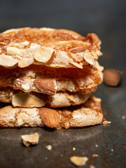 biscuit artisanal soufflé aux amandes